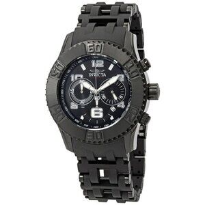 Invicta Sea Spider Chronograph Black Dial Men's Watch 50mm